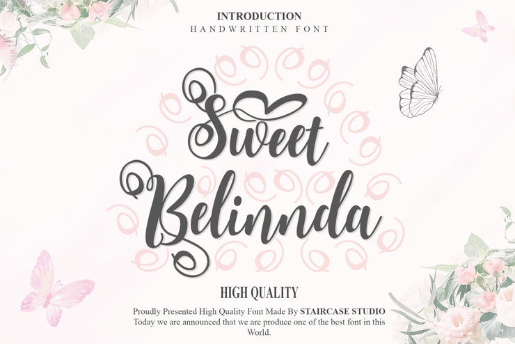 Sweet Belinnda字体 1