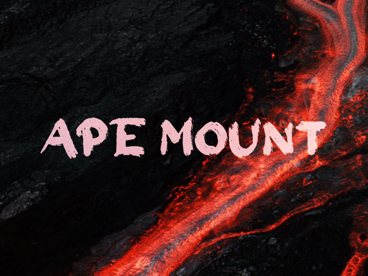 a Ape Mount字体 1