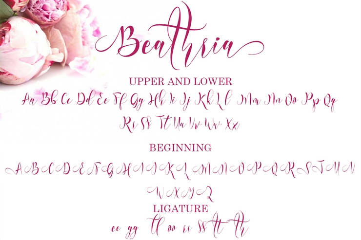 Beathria字体 1