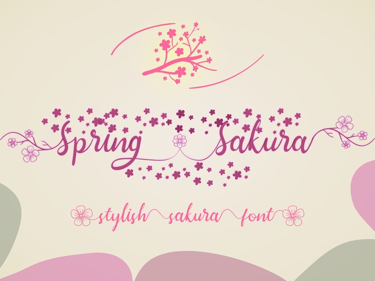 Spring Sakura字体 2