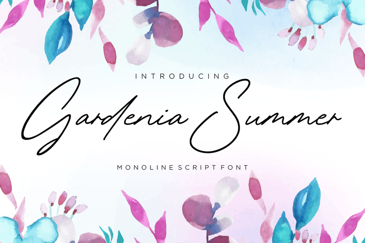 Gardenia Summer字体 1