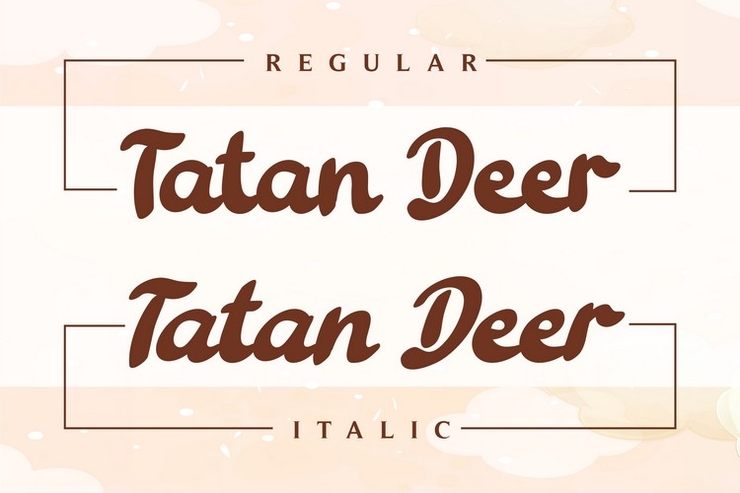 Tatan Deer字体 6