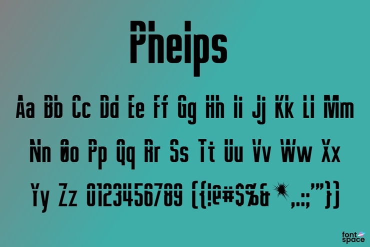 Phelps字体 1