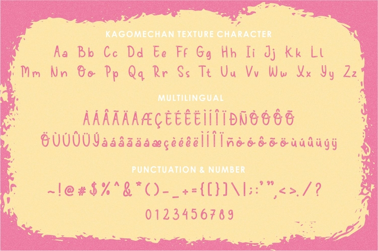 Kagomechan字体 3