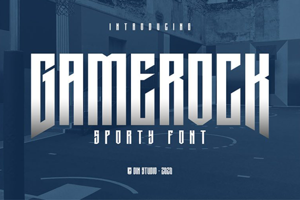 Gamerock字体 2