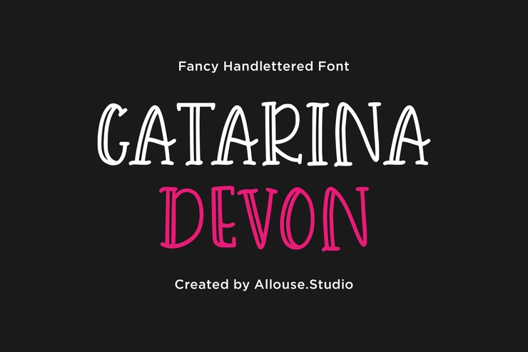 Catarina Devon字体 3
