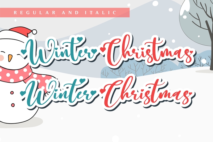 Winter Christmas字体 7
