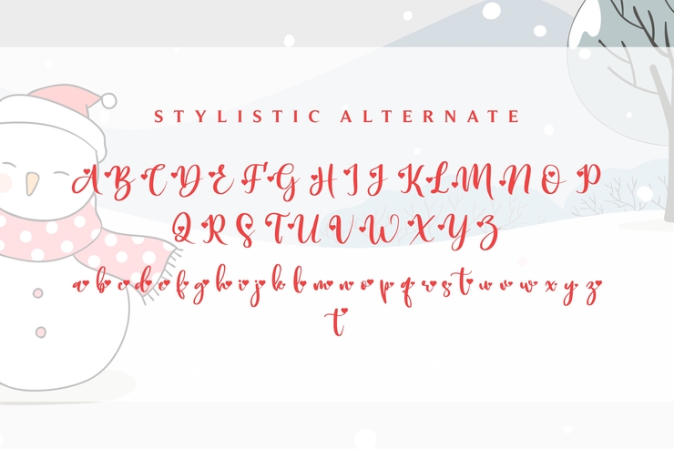 Winter Christmas字体 8