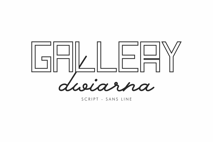 Gallery Dwiarna字体 1