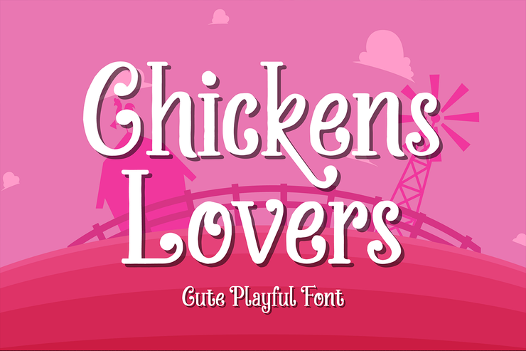 Chickens Lovers字体 1