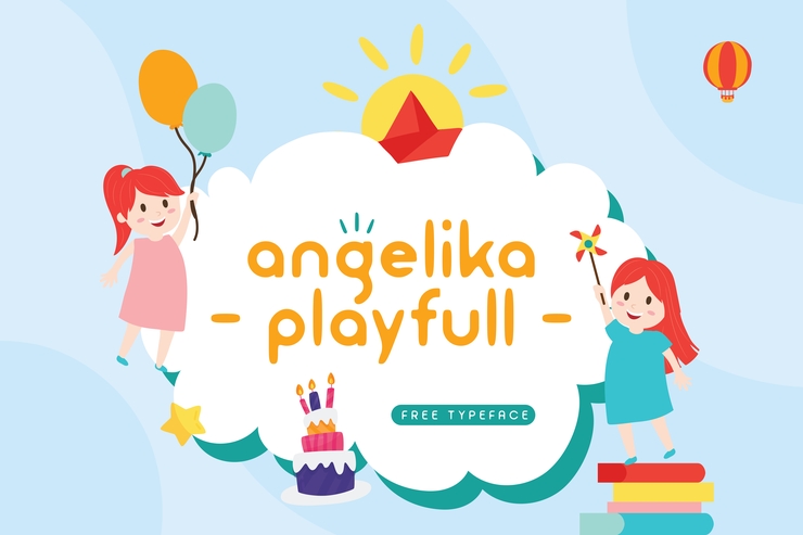 Angelika Playfull Display字体s字体 1