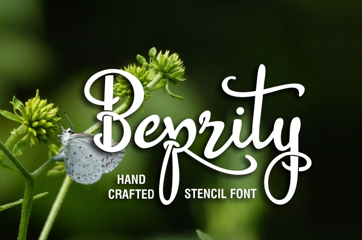 Beprity Stencil字体 6