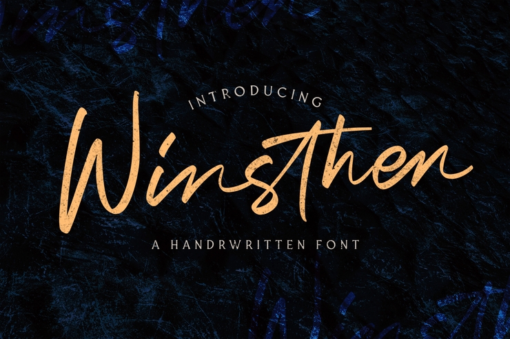 Winsthen字体 3
