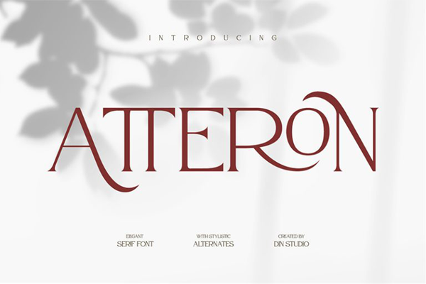 Atteron字体 2