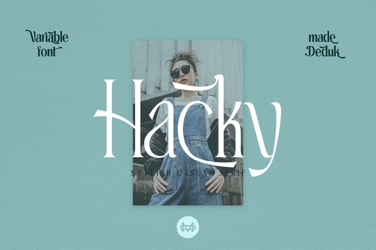 Hacky Light字体 10