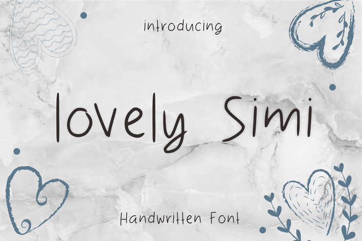 Lovely Simi字体 3