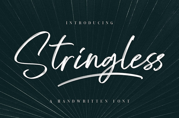 Stringless字体 1