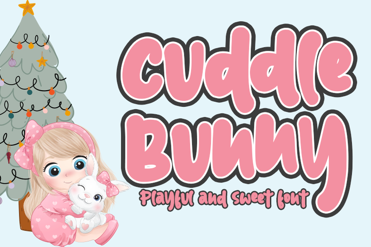 Cuddle Bunny字体 1