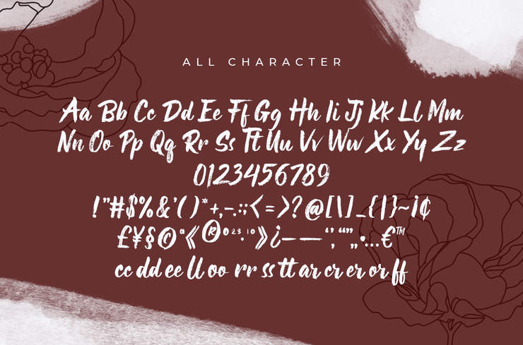 Buree Chalk字体 3