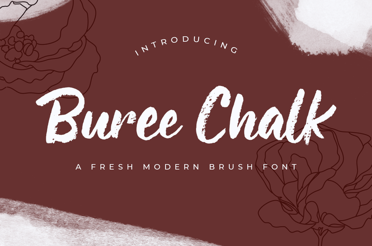 Buree Chalk字体 5