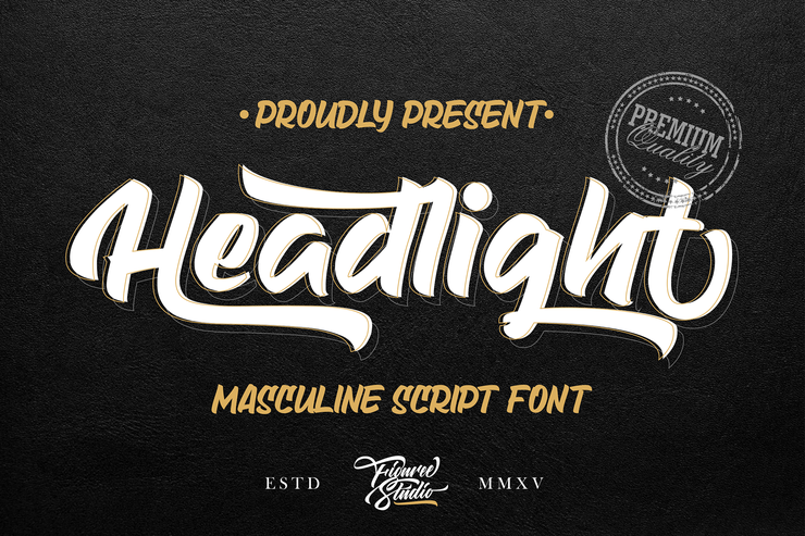 Headlight字体 1