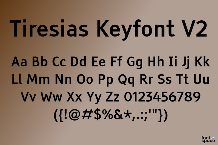 Tiresias Keyfont字体 1