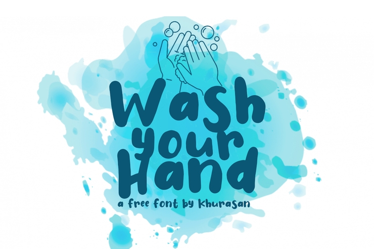 Wash Your Hand字体 1