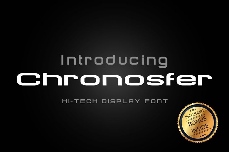 Chronosfer字体 1