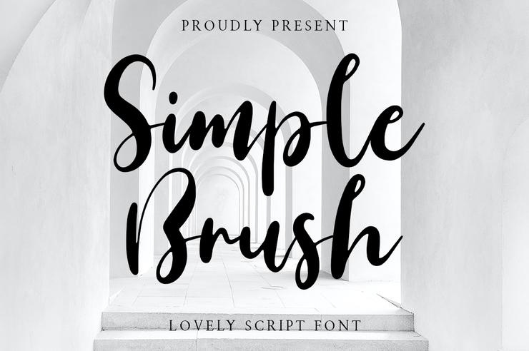 Simple Brush字体 6