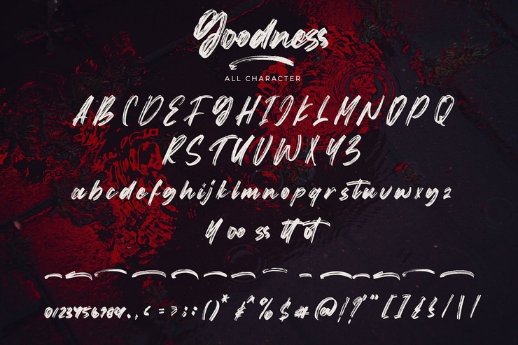 Goodness字体 8