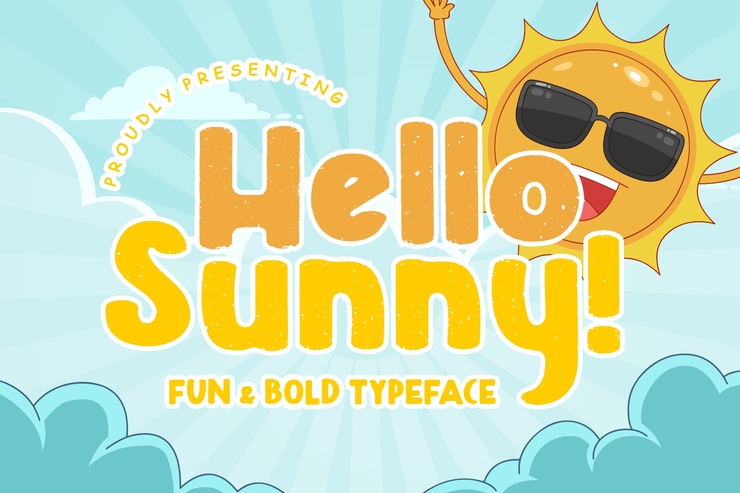 Hello Sunny字体 1