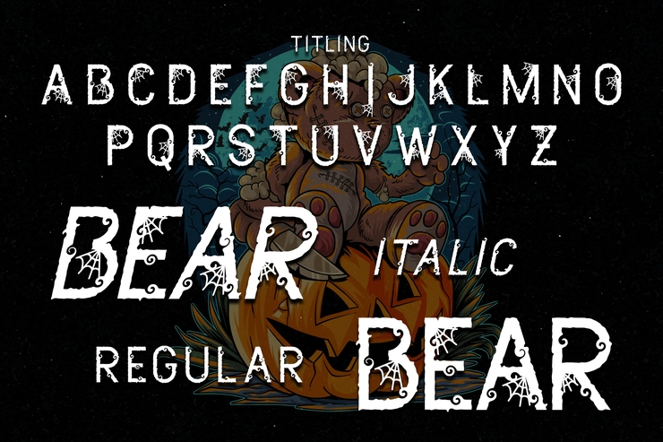 Dead Bear字体 1