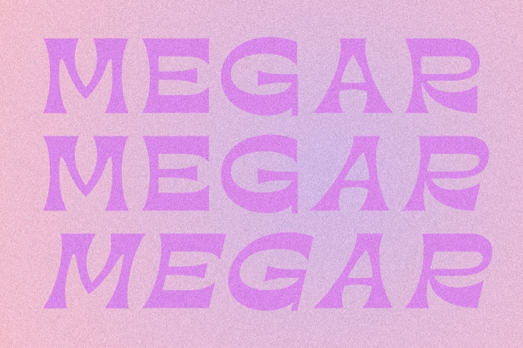 Megar字体 10