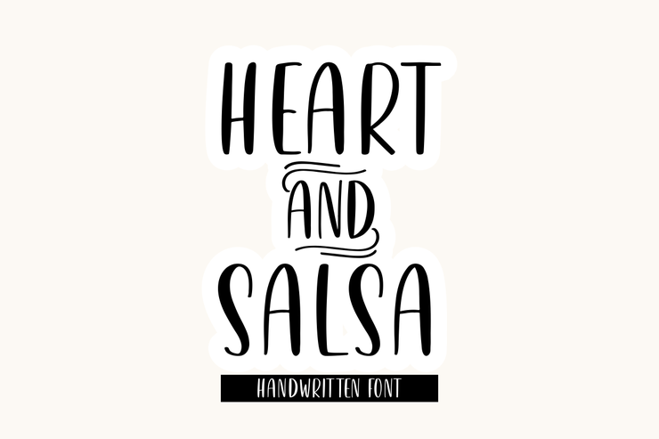 Heart & Salsa字体 1