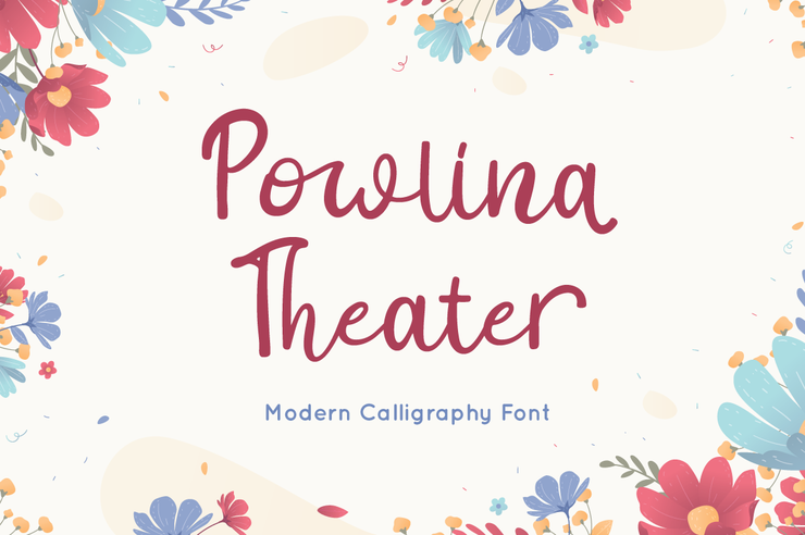 Powlina Theater字体 2