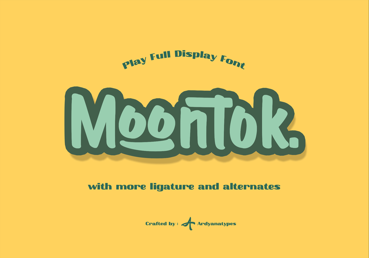 Moontok字体 1