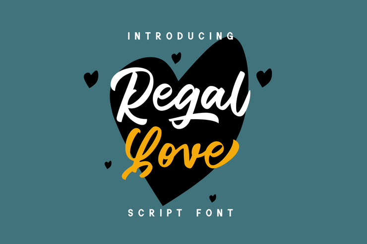 Regal Love字体 1