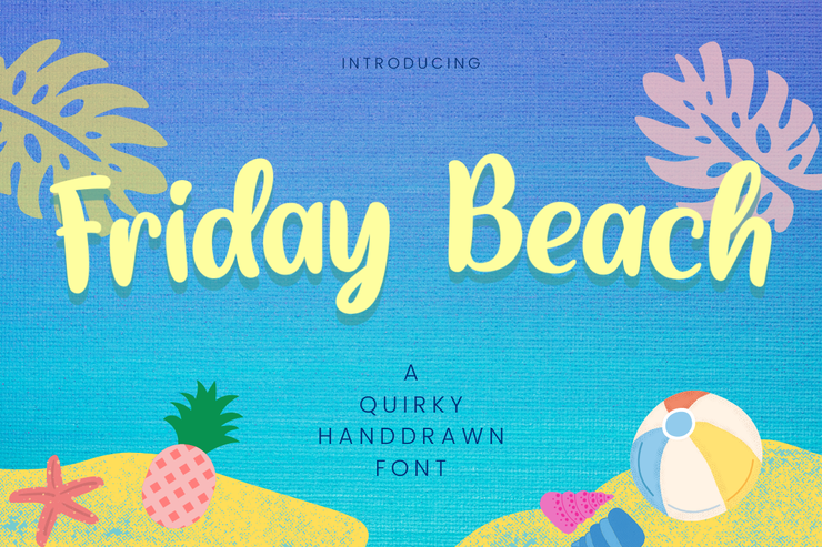 Friday Beach字体 1