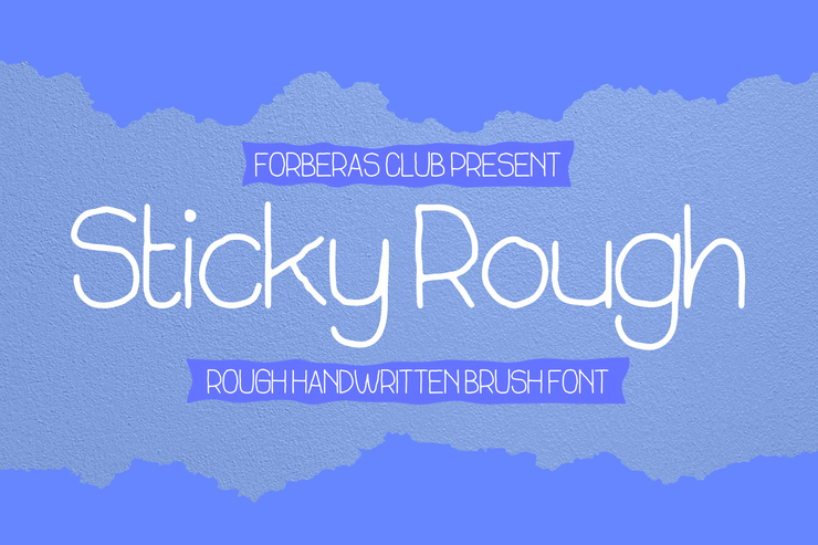 Sticky Rough字体 5