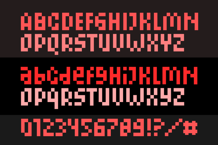 Gorgeous Pixel字体 3