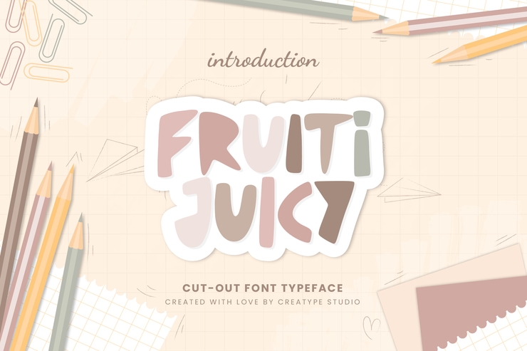 Fruiti Juicy Regular字体 2