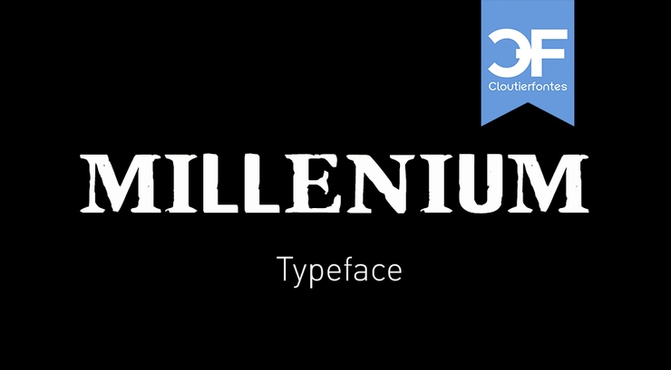 CF Millenium PERSONAL字体 1