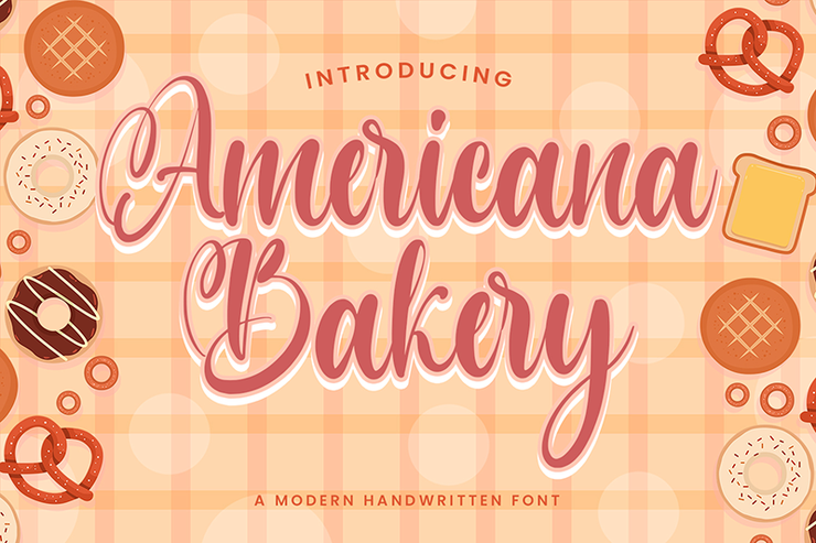 Americana Bakery字体 1