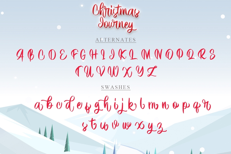 Christmas Journey字体 7
