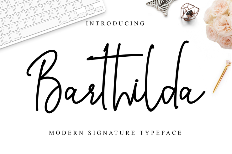 Barthilda字体 1