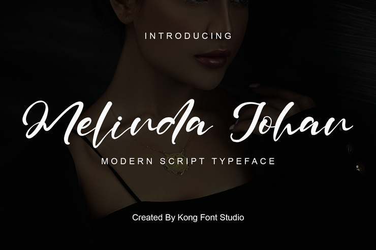 Melinda Johan字体 1