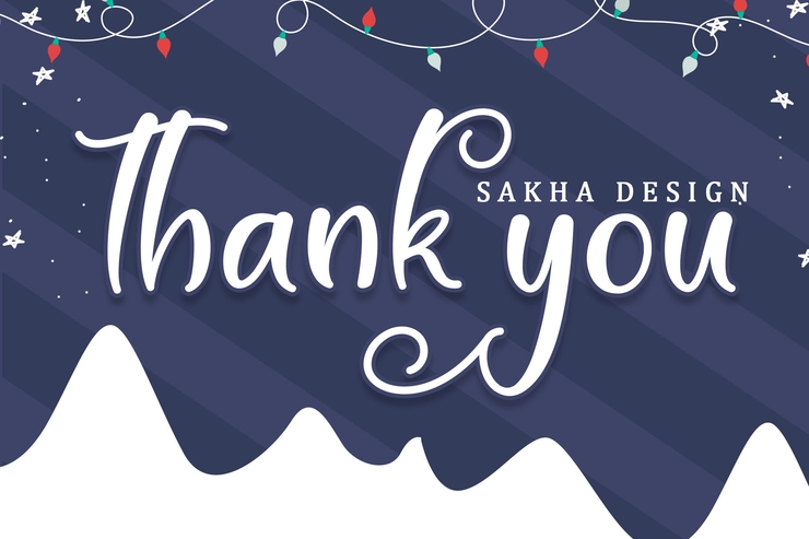 Winter White字体 7