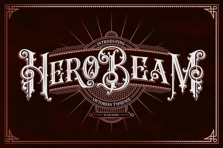 HERO BEAM字体 8