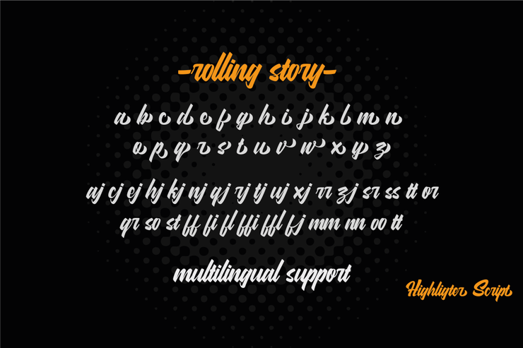 Rolling Story字体 2
