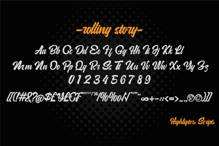 Rolling Story字体 4